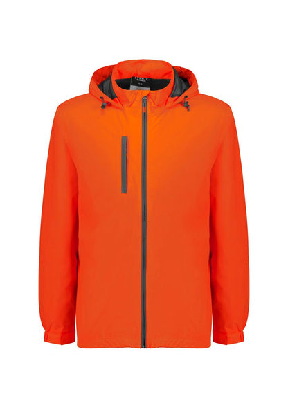 Unisex Super Light Packable Rain Jacket ZJ260 in Orange