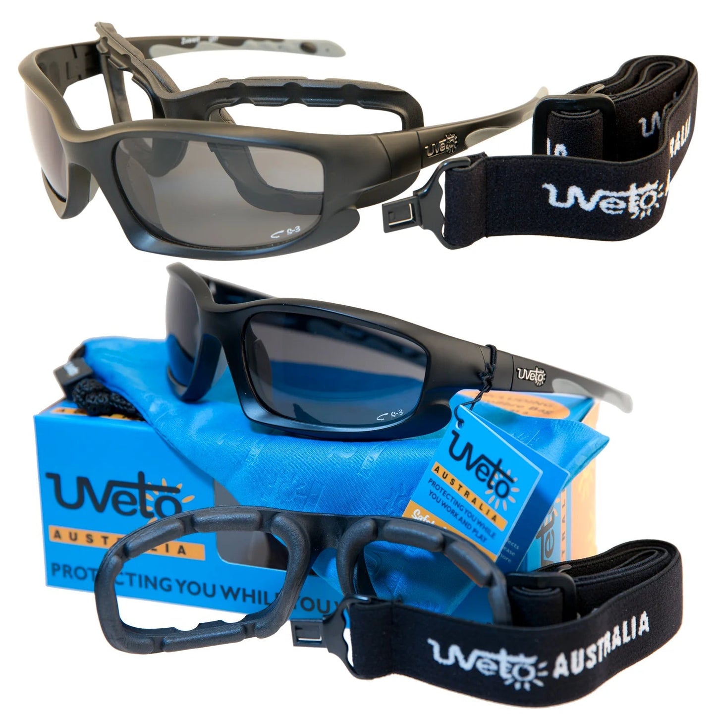 UVeto Australia Everest U27 Foam Backed Sunglasses - SunSafe Australia