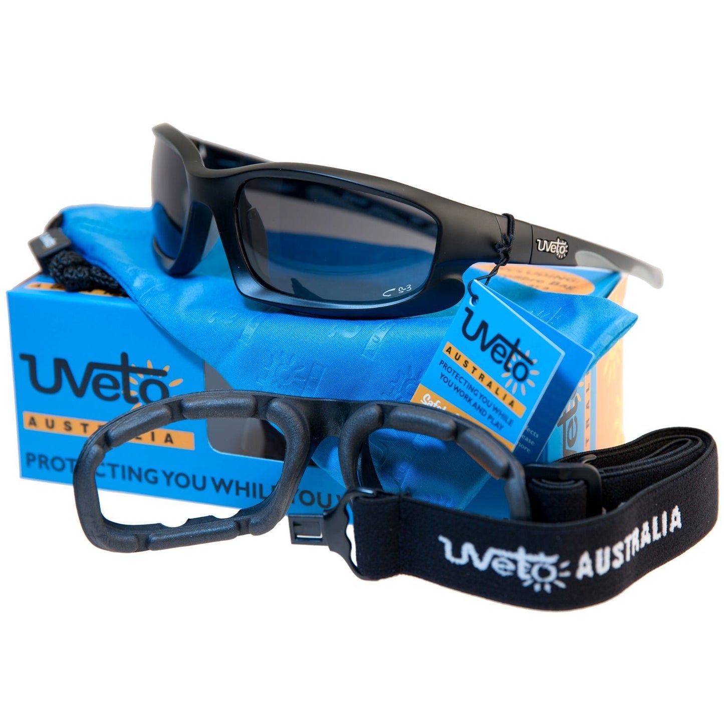 UVeto Australia Everest U27 Foam Backed Sunglasses - SunSafe Australia