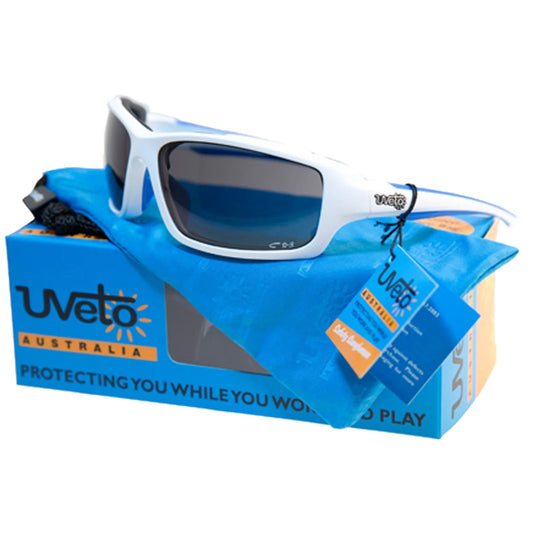 UVeto Australia Whistler U10 White Foam Backed - SunSafe Australia