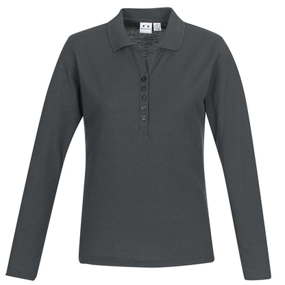 Women's Crew Long Sleeve Polo - SunSafe Australia