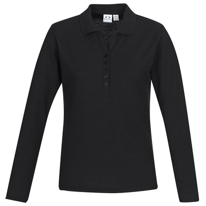 Women's Crew Long Sleeve Polo - SunSafe Australia