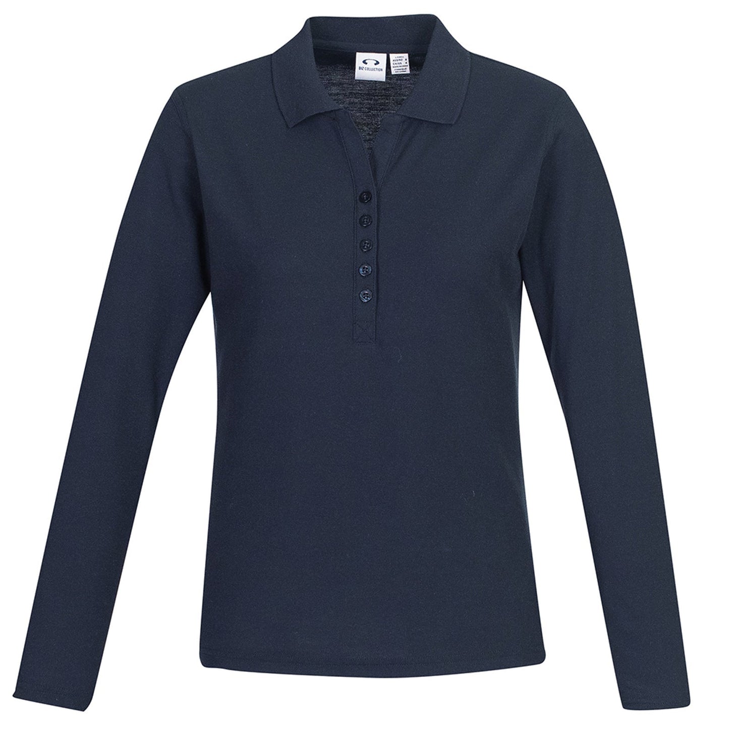 Women's Crew Long Sleeve Polo - SunSafe Australia