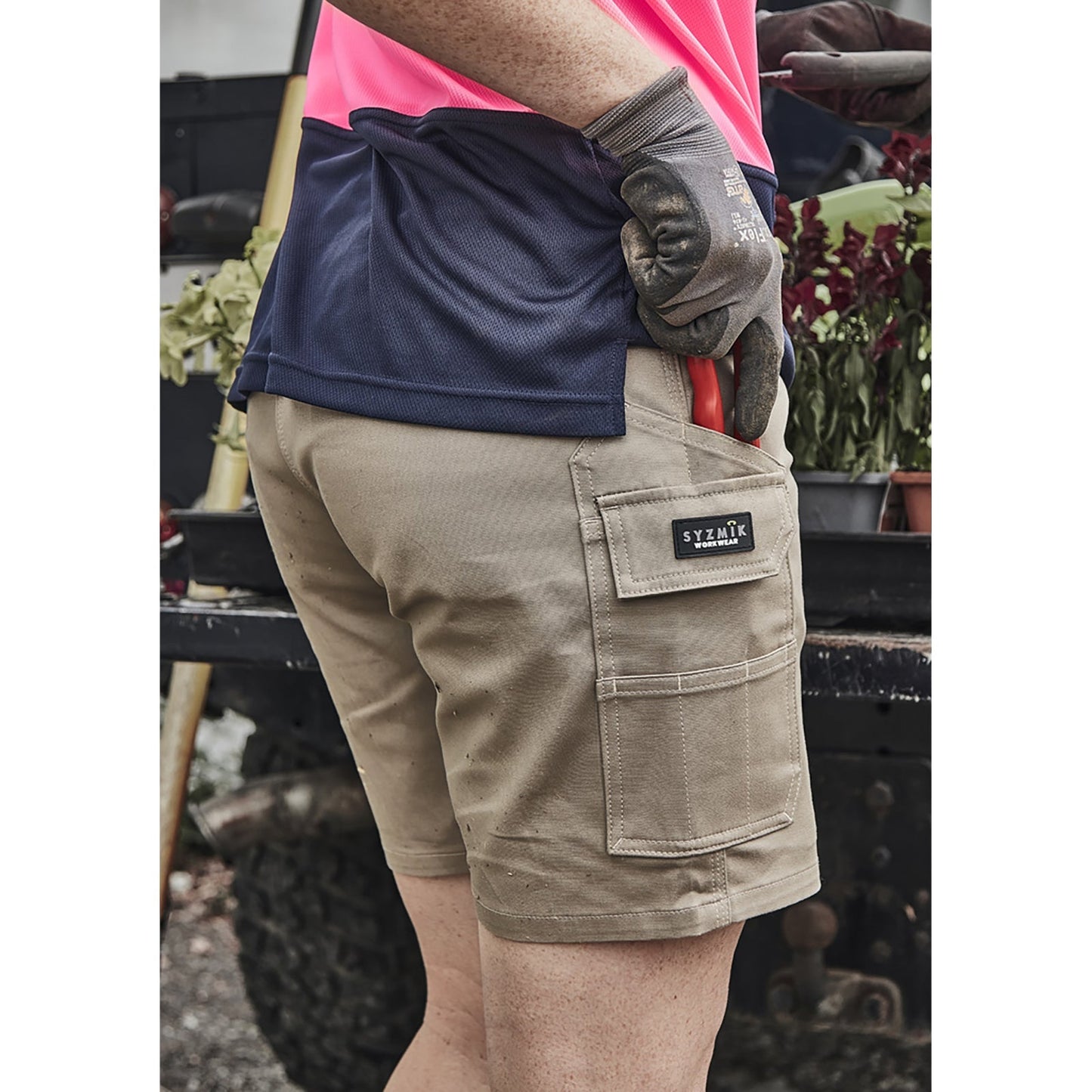 Womens Essential Stretch Cargo Short – ZS735 - SunSafe Australia