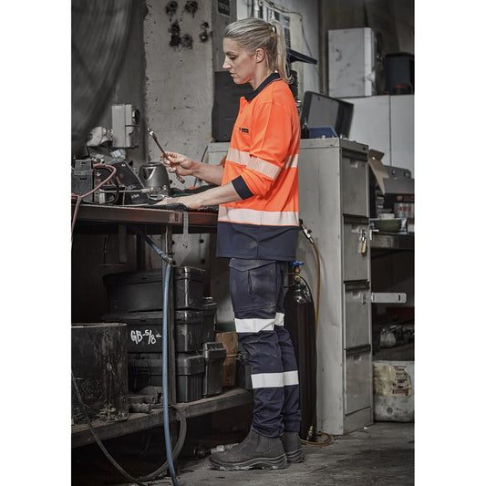 Women's Essential Stretch Taped Cuffed Slim Fit Cargo Pant - SunSafe Australia
