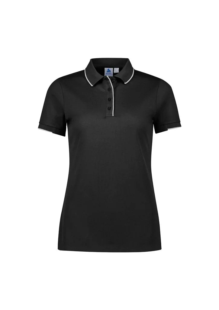 Womens Focus Short Sleeve Polo UPF 50+ - SunSafe Australia