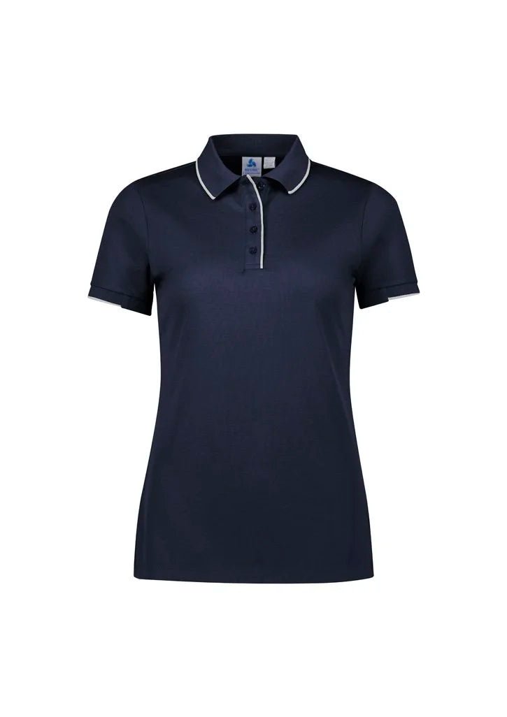 Womens Focus Short Sleeve Polo UPF 50+ - SunSafe Australia