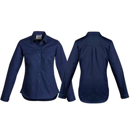 Womens Lightweight Tradie Long Sleeve Shirt - SunSafe Australia