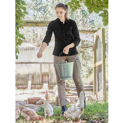Womens Lightweight Tradie Long Sleeve Shirt - SunSafe Australia