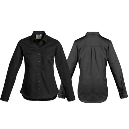 Womens Lightweight Tradie Long Sleeve Shirt - SunSafe Australia
