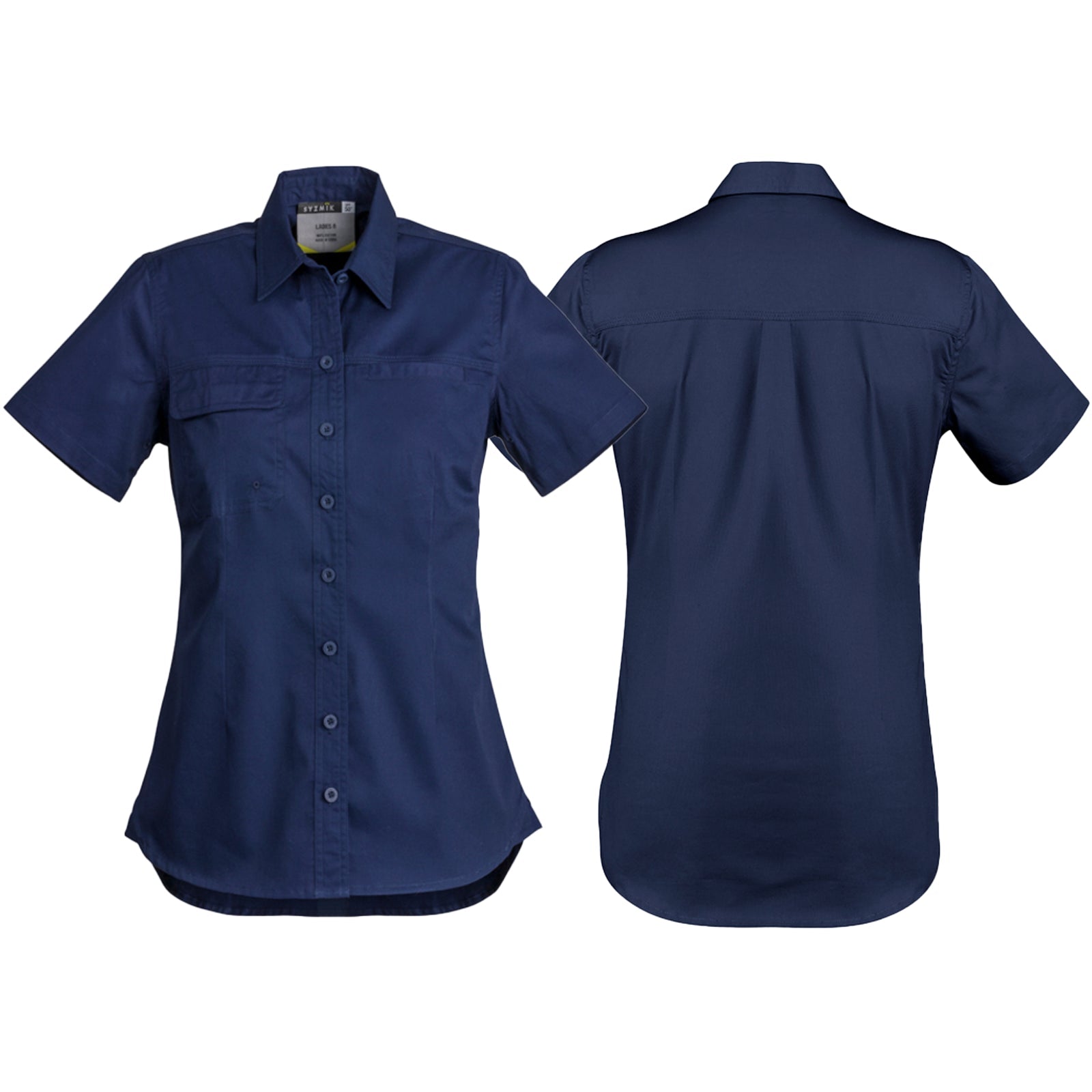 Women's Lightweight Tradie Short Sleeve Shirt - SunSafe Australia