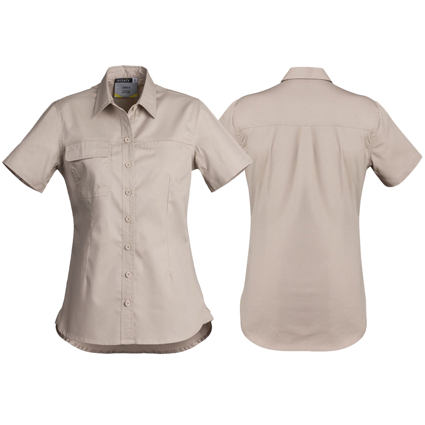 Women's Lightweight Tradie Short Sleeve Shirt - SunSafe Australia