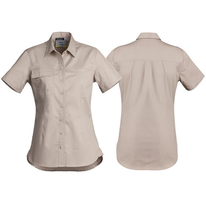 Women's Lightweight Tradie Short Sleeve Shirt - SunSafe Australia