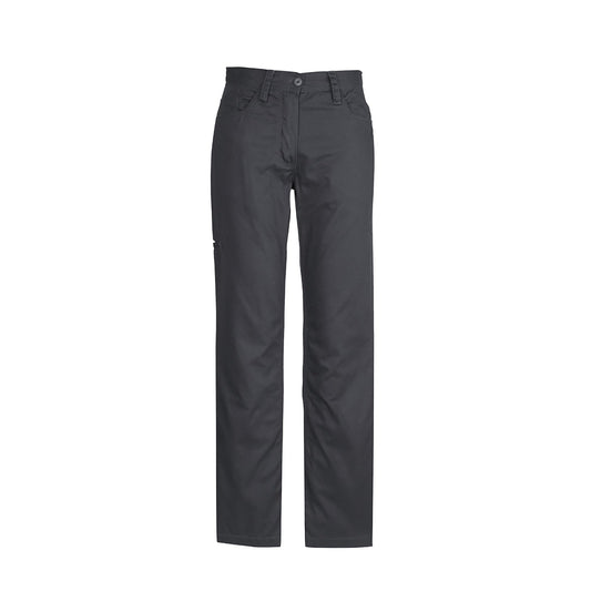 Women's Plain Utility Pant 100% Cotton Drill 280gsm in Black