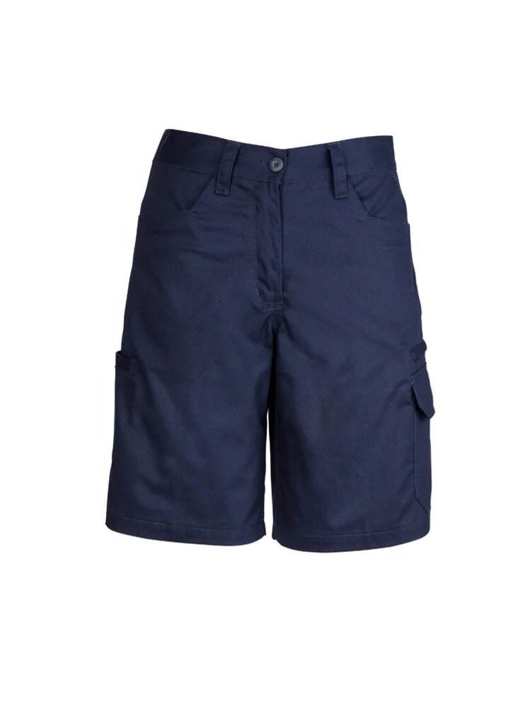 Syzmik Women's Plain Utility Short ZWL011 in Black