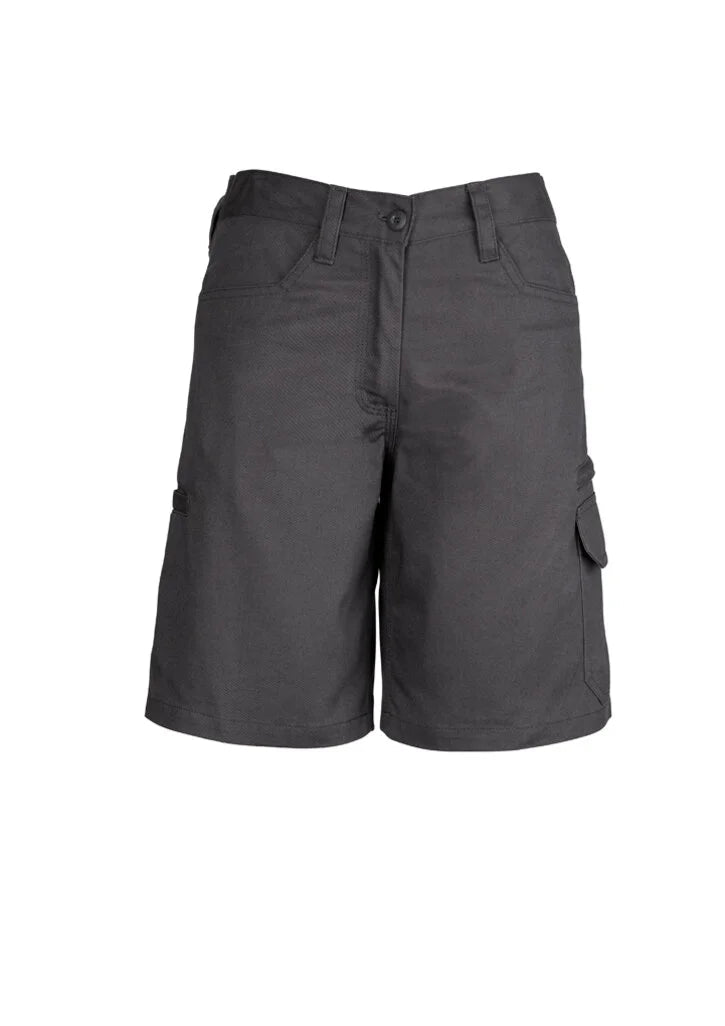 Syzmik Women's Plain Utility Short ZWL011 in Black