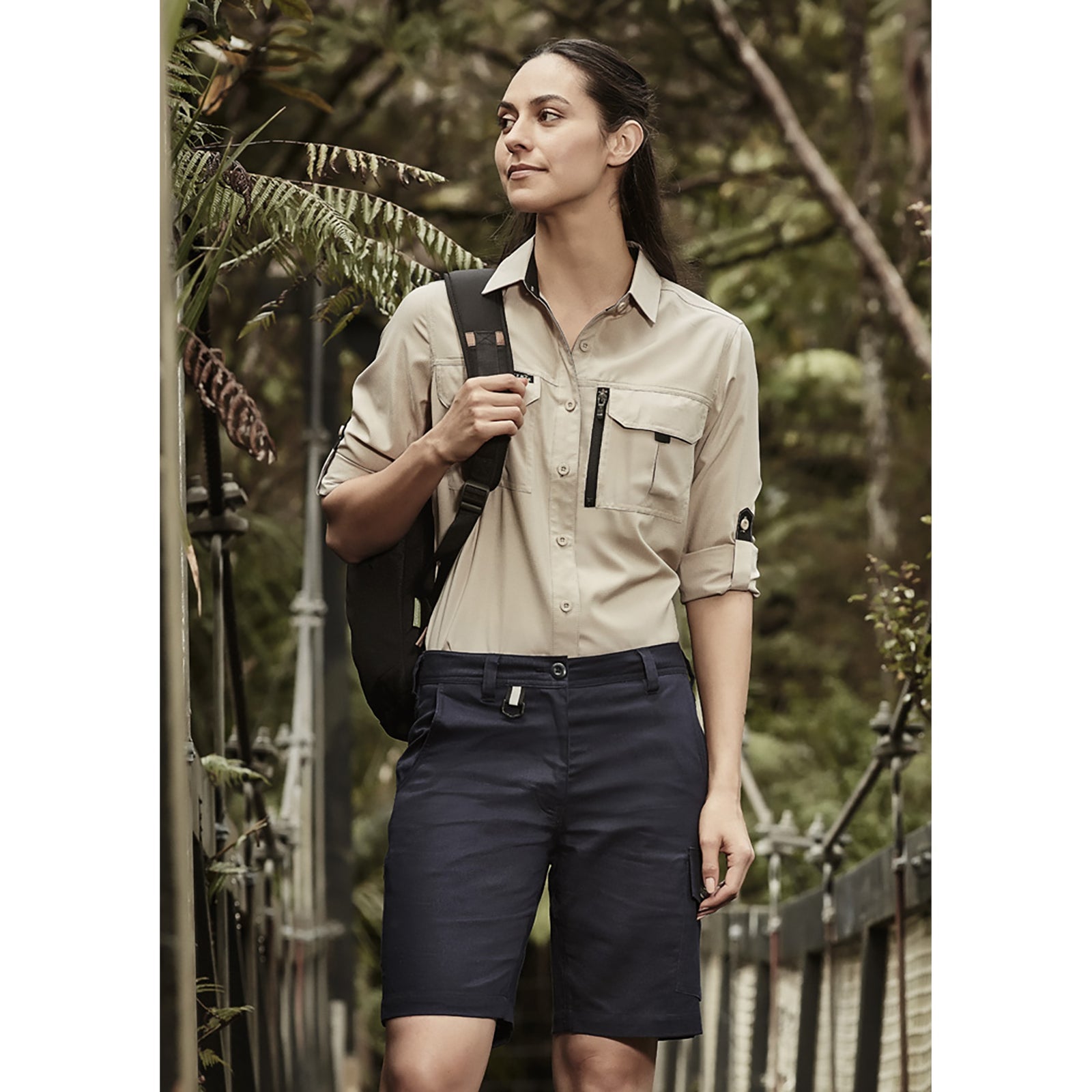 Womens Rugged Cooling Vented Short - SunSafe Australia