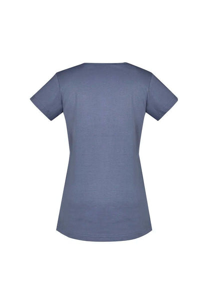 Syzmik Women's Streetworx Tee Shirt ZH735 in Light Khaki UPF 30