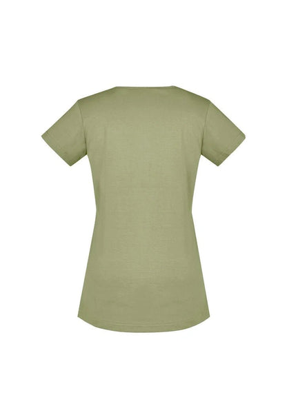 Syzmik Women's Streetworx Tee Shirt ZH735 in Navy Blue UPF 50+
