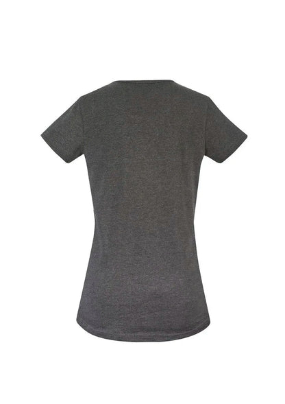 Syzmik Women's Streetworx Tee Shirt ZH735 in Charcoal UPF 50+