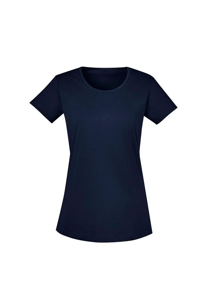 Syzmik Women's Streetworx Tee Shirt ZH735 in Charcoal UPF 50+