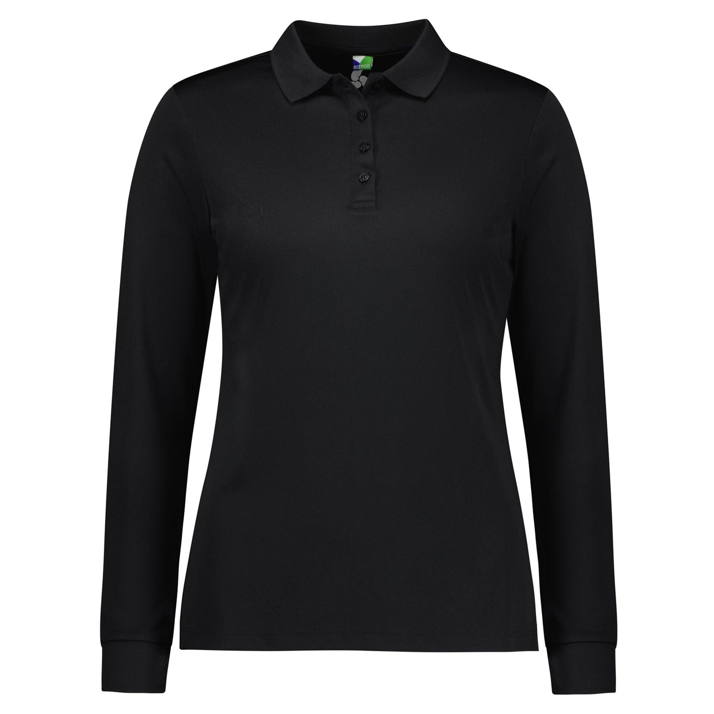 Womens UPF 50+ Action Long Sleeve Polo - SunSafe Australia