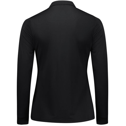 Biz Collection Women's UPF 50+ Action Long Sleeve Polo in Navy Blue