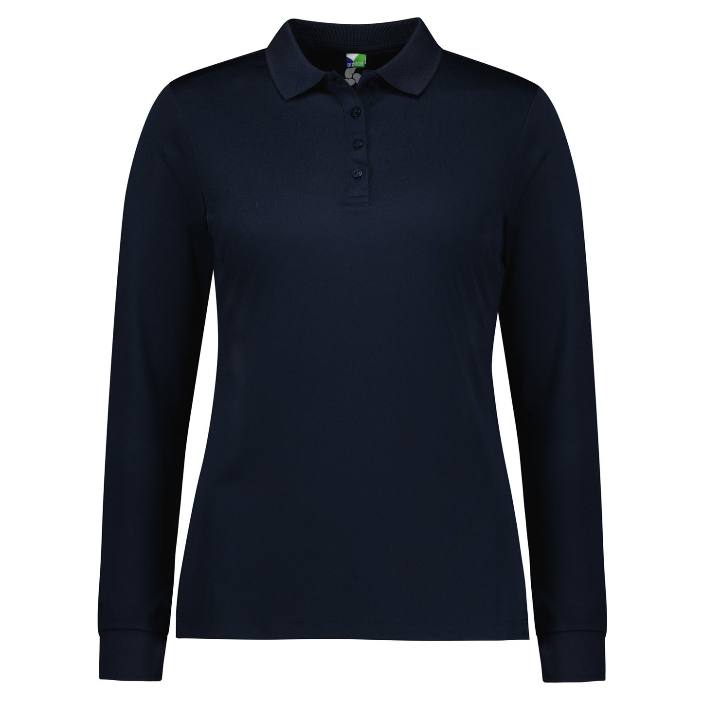 Womens UPF 50+ Action Long Sleeve Polo - SunSafe Australia